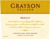 Grayson - Merlot Paso Robles 2022
