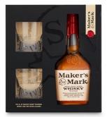 Makers Mark - Bourbon Gift Set with 2 Glasses