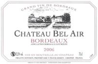 Chateau Bel Air - Bordeaux 2022